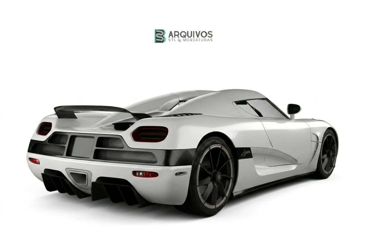 Modelo 3D STL - Koenigsegg Agera 2011 — foto 2